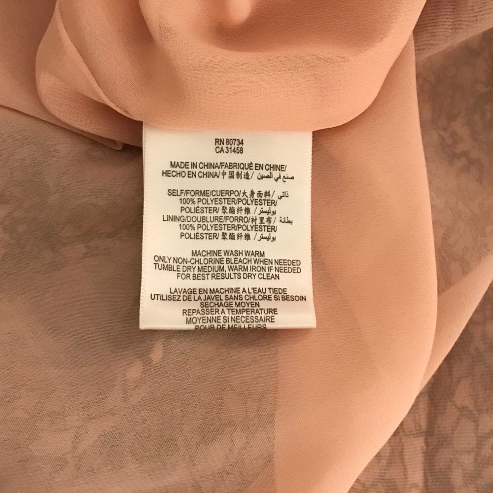 Bcbgeneration Pink Pattern Belted Dress - Size Xs - image 7